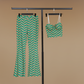 Sleek Zebra Statement Two-Piece Set
