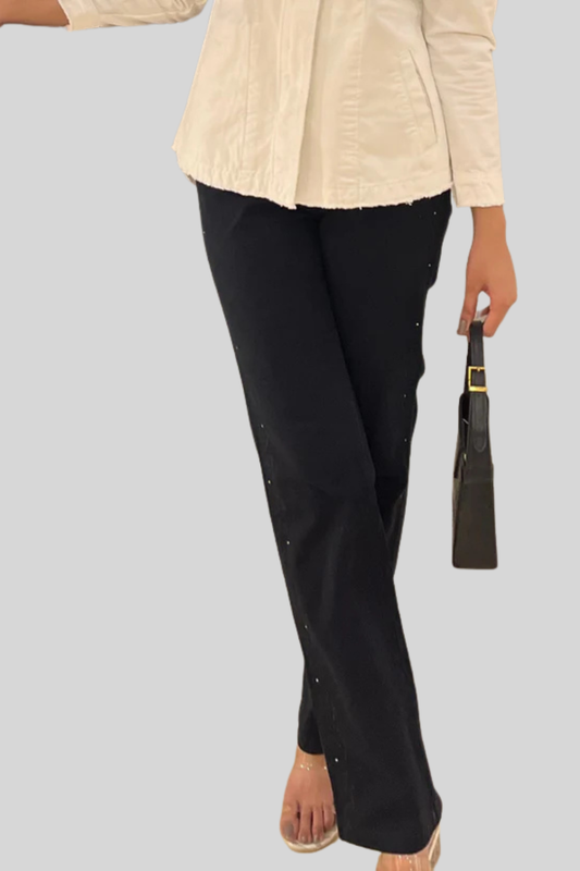 Black Bootcut Pants