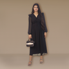 Party dress Solid Lantern Plain Party Dress