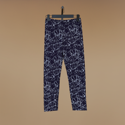 Sophisticated Print Skinny Straight Legs