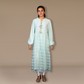 Day dress round neck - Luminous Net Symphony