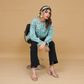 Breezy Balloon Sleeves Short Shirt