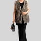 Petite Woolen Fur Vest