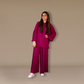Chic Collar Balloon Duo 2-Piece Ensemble