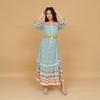Heavenly Swirls Flared Frock