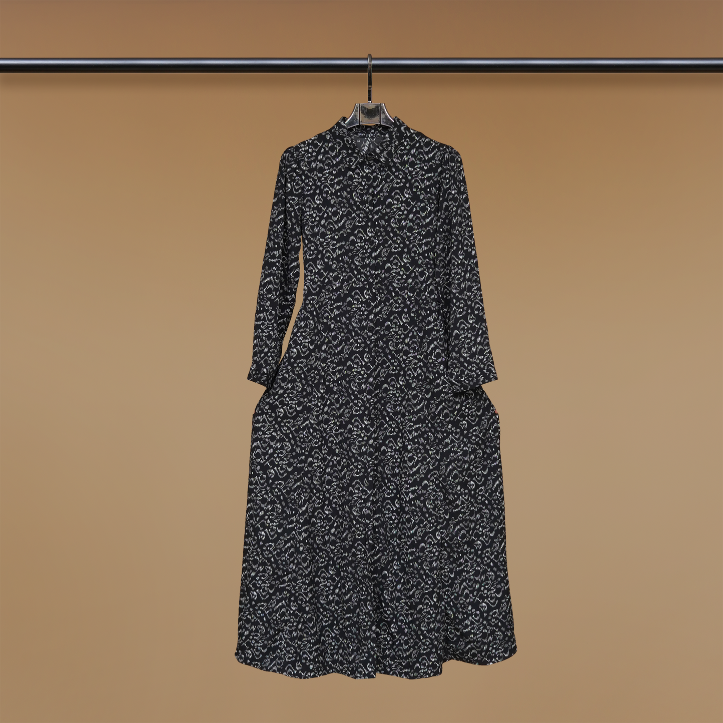 Dual Tone Sophistication Long Dress