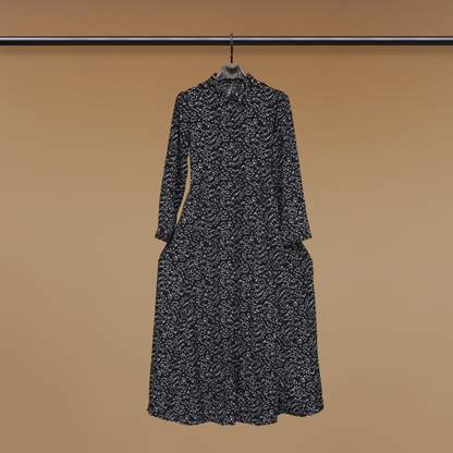 Dual Tone Sophistication Long Dress