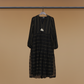 Day dress round neck- Two-Tone Neckline Charm