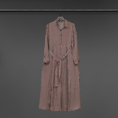 Printed doated dress - Patterned Enigma Dress