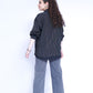Women’s Long Rhinestone Button-Down Shirt with Wide Leg Rhinestone Jeans | New Jersey by Germany