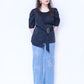 Wide Leg Floral Rhinestone Jeans | New Jersey by Germany