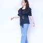 Wide Leg Floral Rhinestone Jeans | New Jersey by Germany