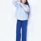Light Blue Striped Button-Down Shirt | New Jersey by Germany