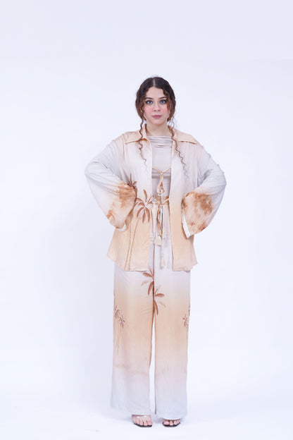 Printed Palm Breeze Co-Ord Set | New Jersey by Germany