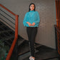 Long Sleeve Smocked Top