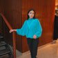 Long Sleeve Smocked Top