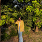 TEXTURED STRIPE OVERSIZED SHIRT