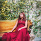 Elegance Bold Sleeveless Long-Length Dress