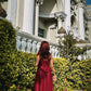 Elegance Bold Sleeveless Long-Length Dress