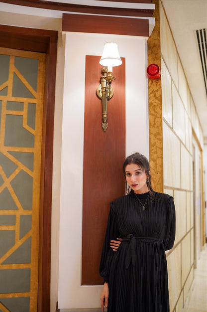 Sophisticated Charm Black Dress