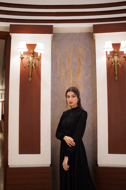 Sophisticated Charm Black Dress