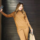 Mock Neck and Jogging Pant Two-Piece Set