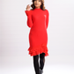 Ruffle Elegance Body Fit Top