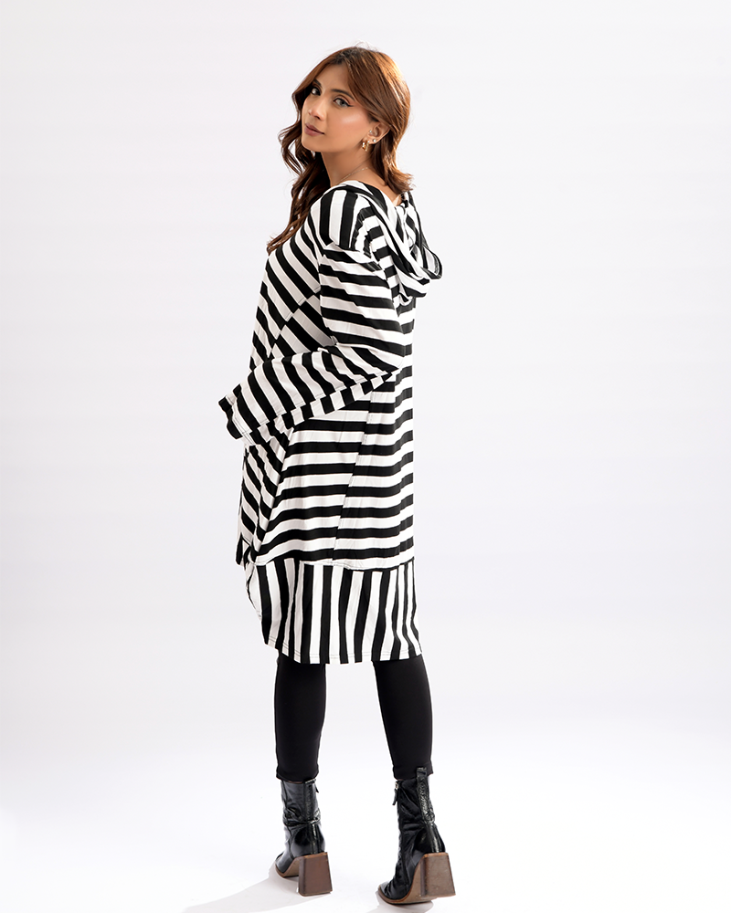 Grace Fusion Zip Stripe Elegance