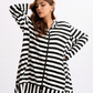 Grace Fusion Zip Stripe Elegance
