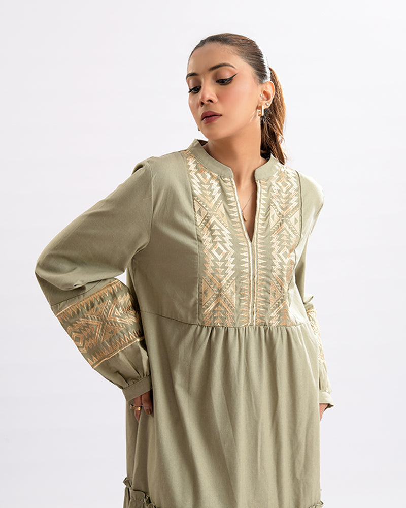 Bohemian Elegance Embroidered Dress