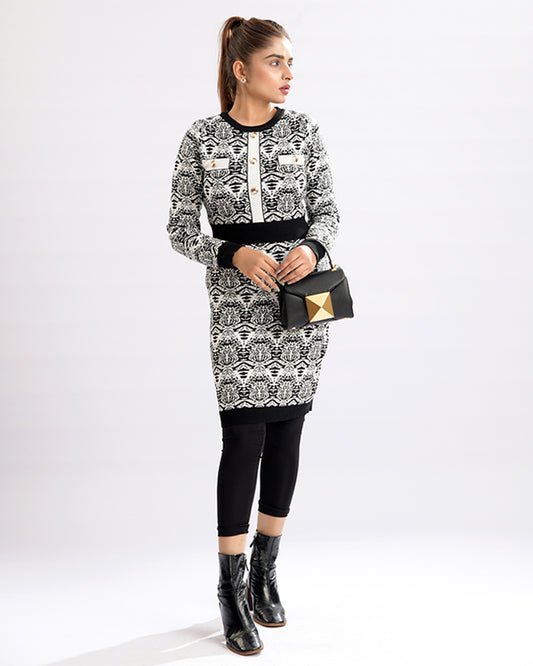 Tailored Button-Front Dress