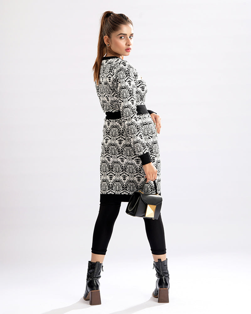 Tailored Button-Front Dress