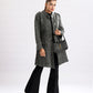 Chic Combo Print Coat