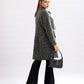 Chic Combo Print Coat