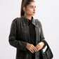 Checkered Elegance Coat