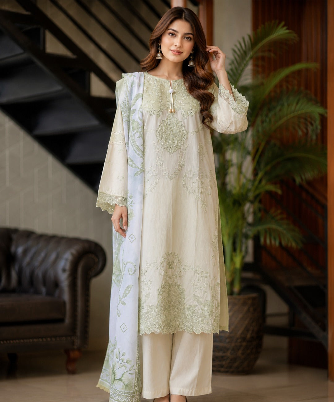 Cotton lawn fabric Newjersey by Germany