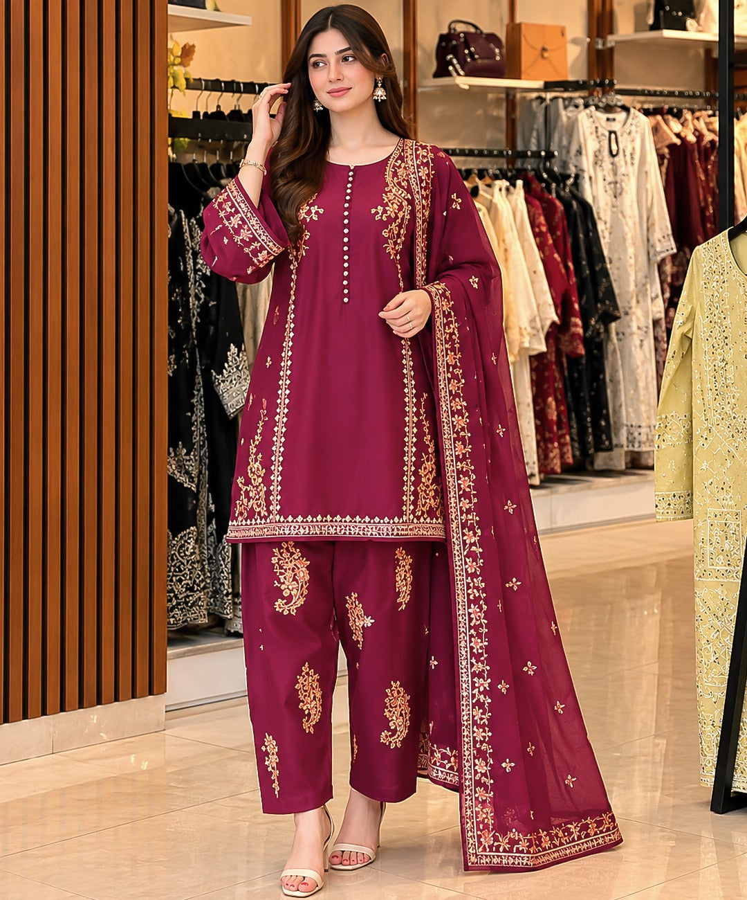 Cotton lawn fabric Newjersey by Germany