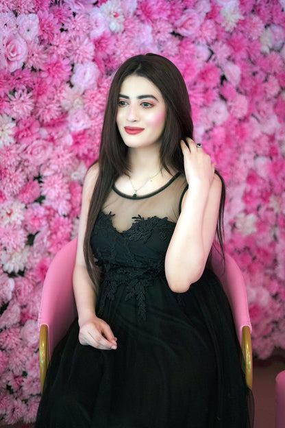 Blossom Serenade Long Evening Dress